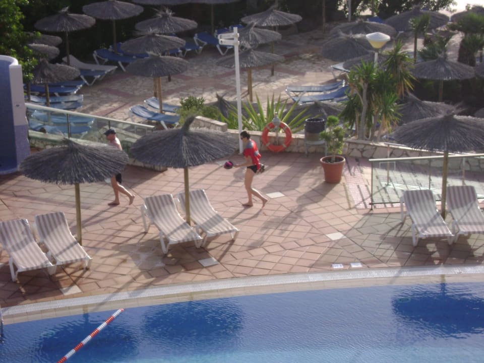 Drugi basen, widok z tarasu SBH Club Paraiso Playa