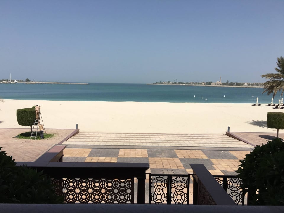 Terrassenausblick Emirates Palace Mandarin Oriental