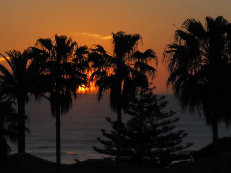 Sonnenuntergang vom Balkon aus Atlantis Park Resort