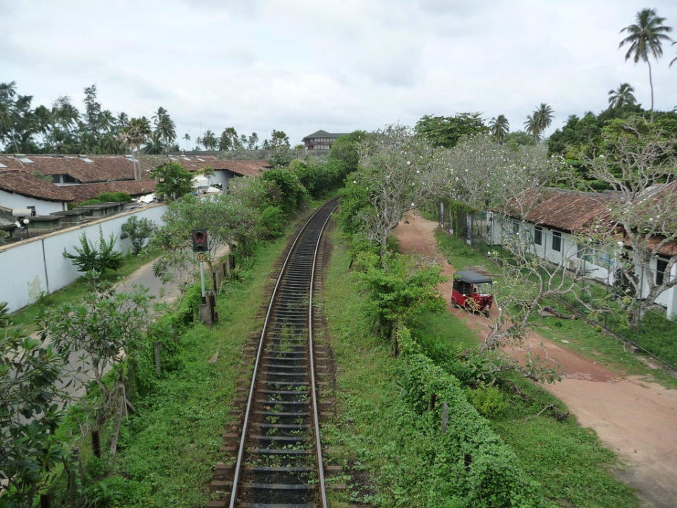 Das Hotel vorm Eingang Thaala Bentota