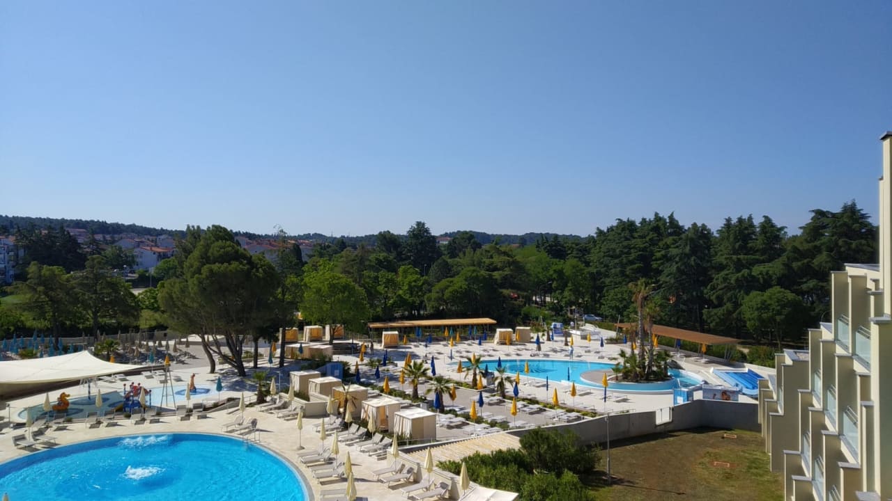 Ausblick Valamar Parentino Hotel