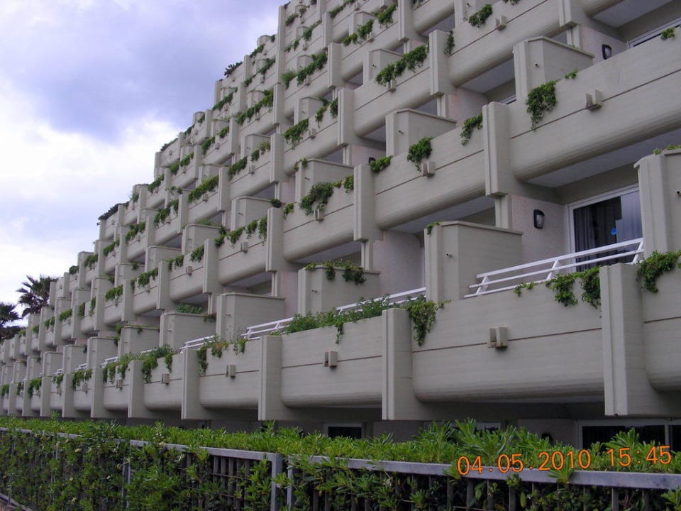 Hotelansicht Terrassenförmig Ostseite Hipotels Mediterraneo