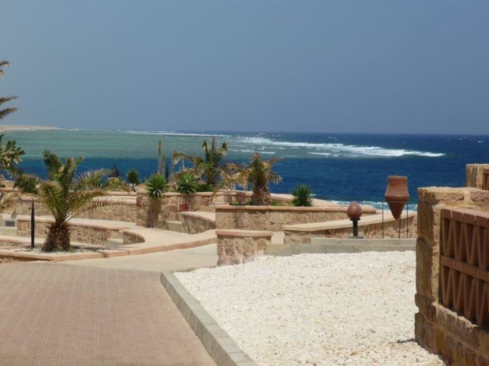 Blick zum Riffbereich Mövenpick Resort El Quseir