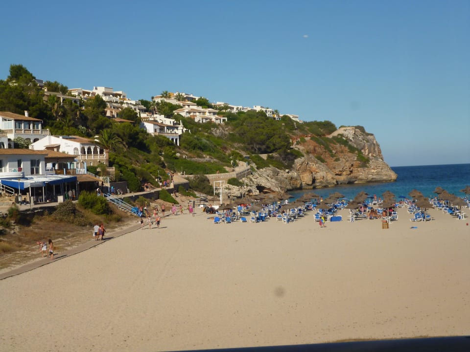 Blick auf die Bucht Flipflop Cala Romantica
