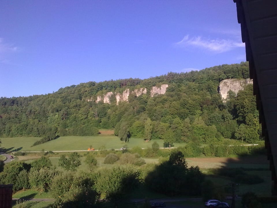 Ausblick vom Balkon Richtung Tal Landhaus Sponsel-Regus