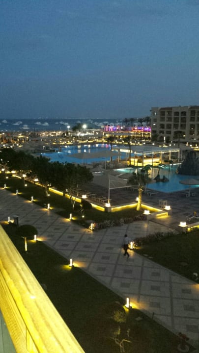 Ausblick vom Balkon  Pickalbatros White Beach Resort - Hurghada