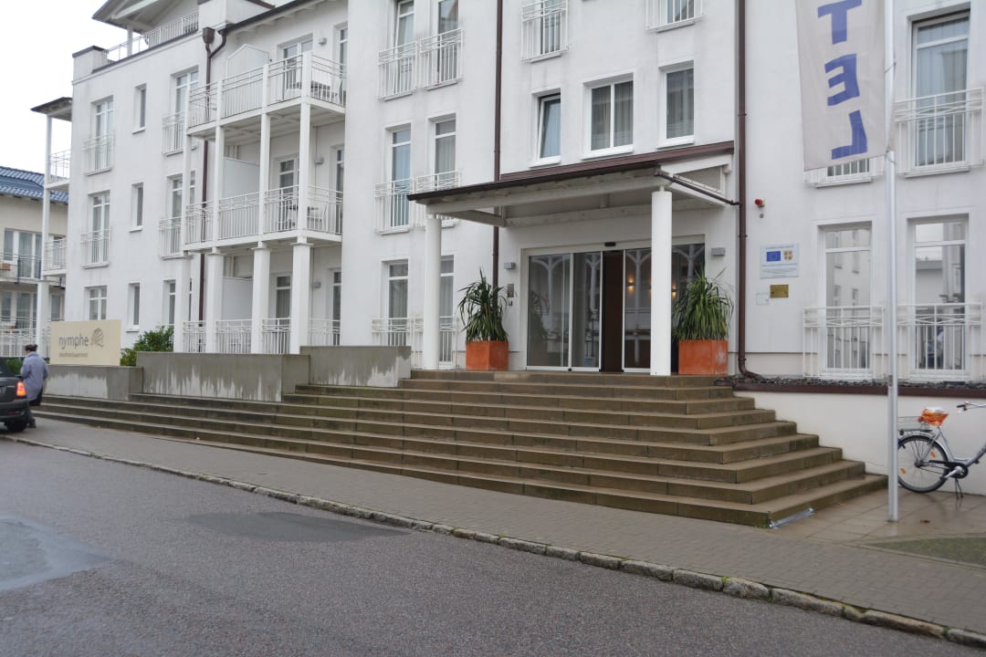 Eingangsbereich Nymphe Strandhotel & Apartments