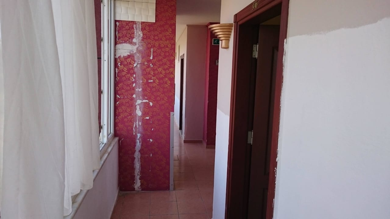 So wird man empfangen Eingang  Hotel Inside