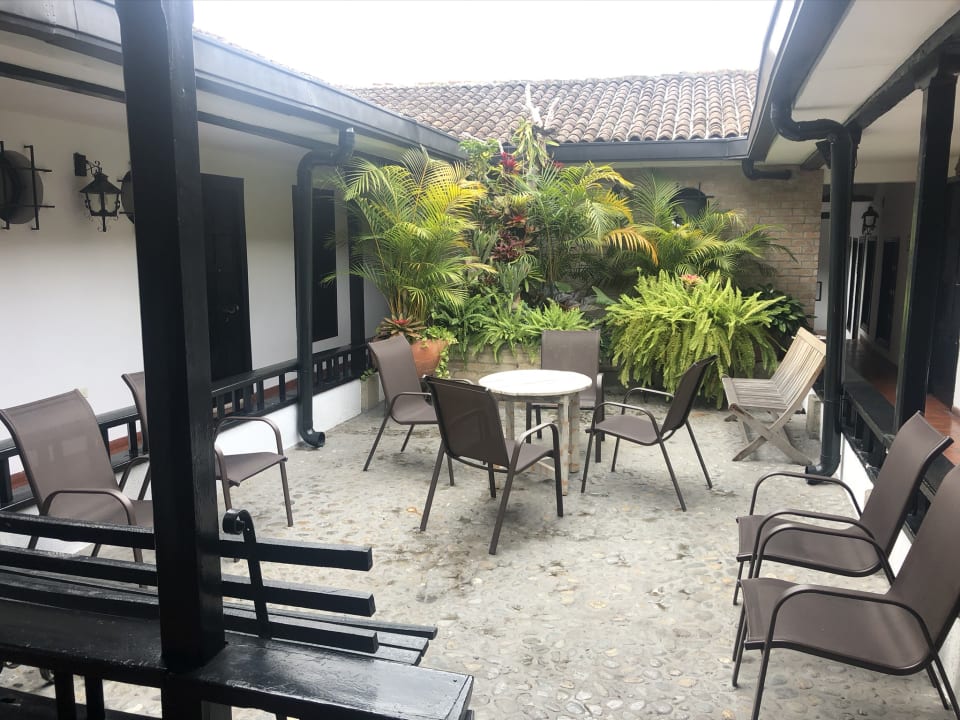 Gartenanlage Hotel Camino Real Popayán Colombia