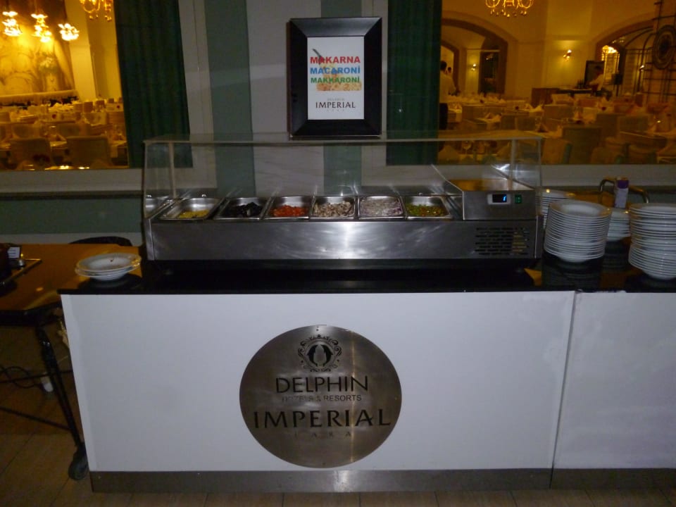 Das Buffet am Abend. Hotel Delphin Imperial