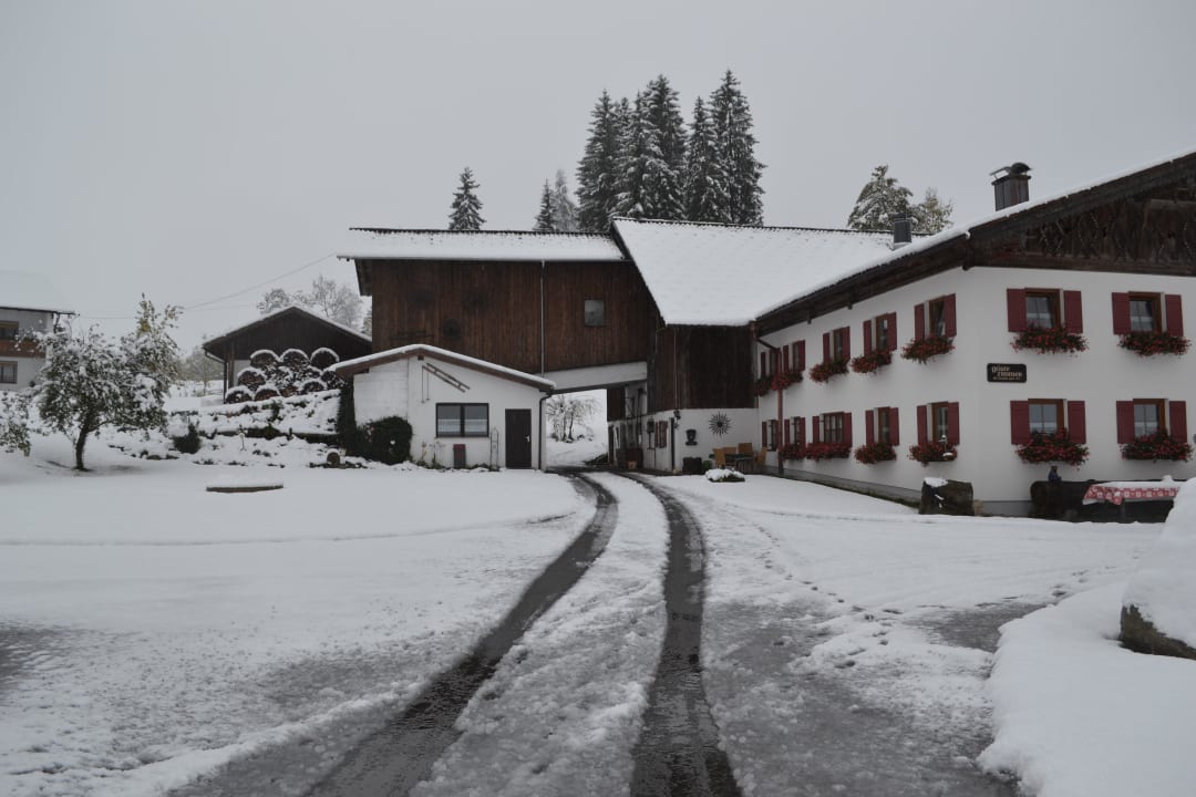 Erster Schnee... Ferienhof Zur Muselmühle
