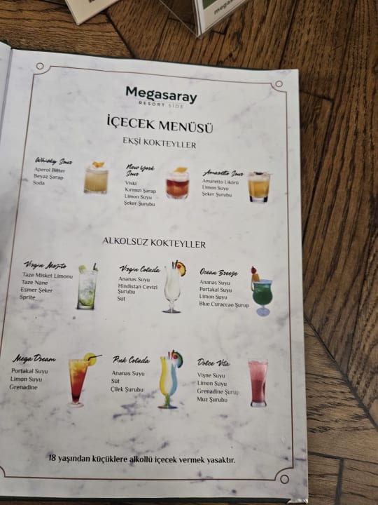 Gastro Megasaray Resort Side