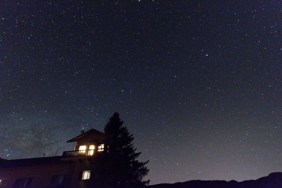 Anblick bei Nacht Hotel Parador Canadas del Teide
