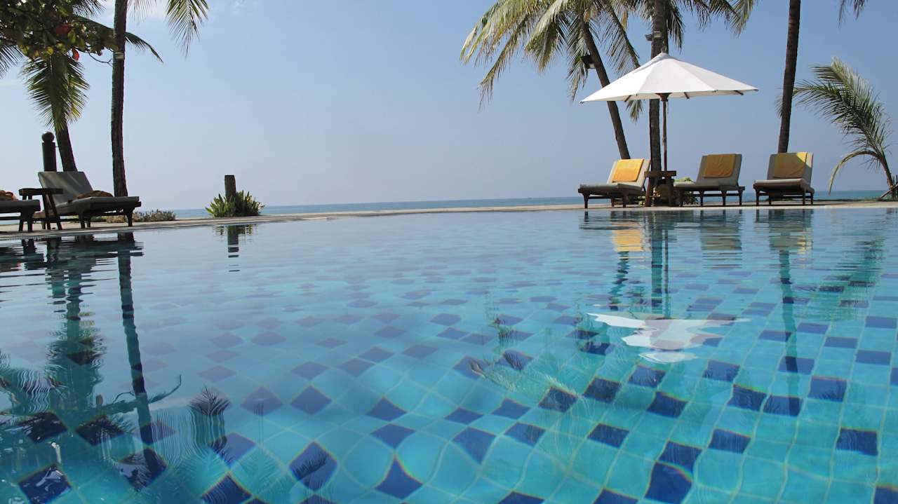 Blick zum Meer Hotel Aureum Palace Resort