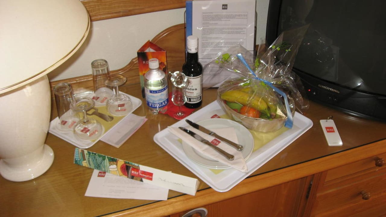 Begrüßung Hotel Riu Palace Tenerife