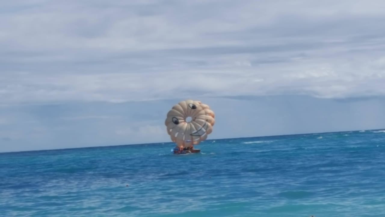 Vom Strand aus fotografiert Punta Cana Princess All Suites Resort & Spa