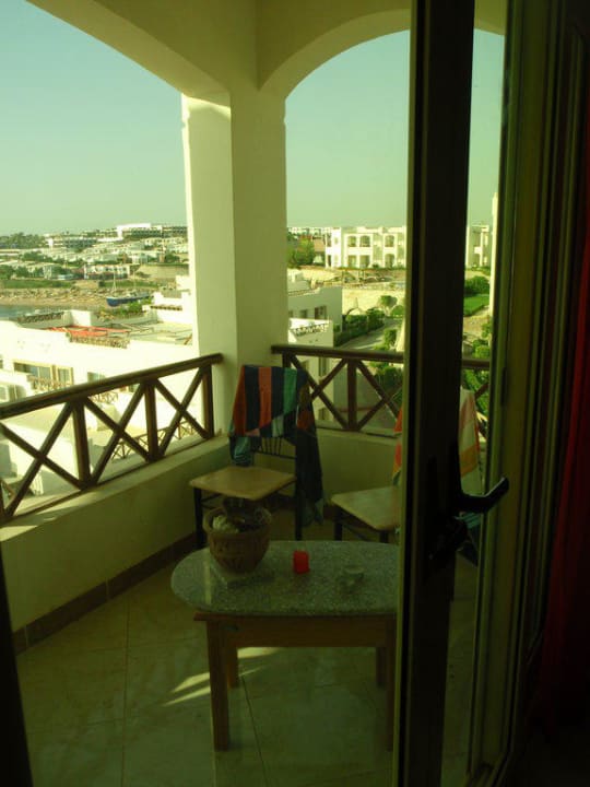 Aussicht vom Balkon Hotel Sunshine Divers Club