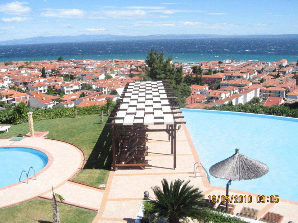 Blick auf Pefkohori Alia Palace