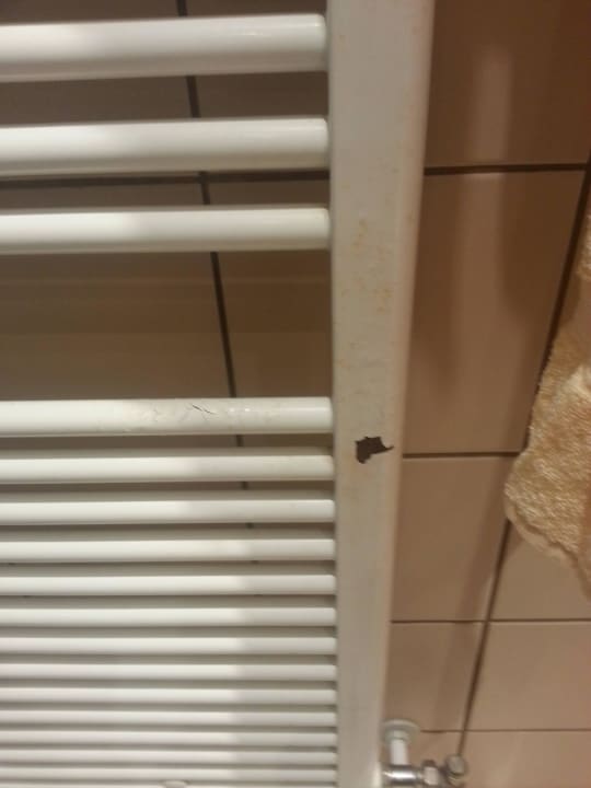 Rost am Heizkörper im Bad Hotel Traube am See