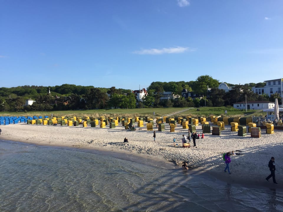 Ein Blick von der Seebrücke Hotel Imperial Binz