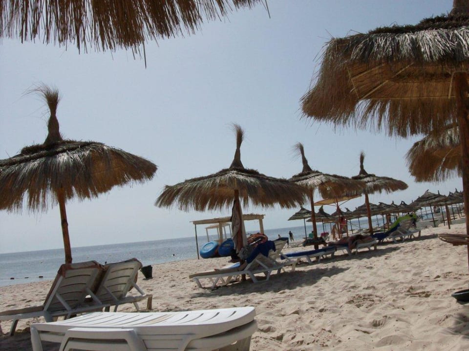 Strand am Morgen Hotel El Mouradi Palm Marina