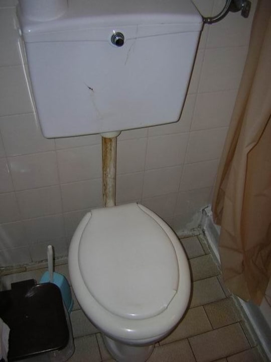 Toilette im Hotel Heliotrope Hotel Heliotrope