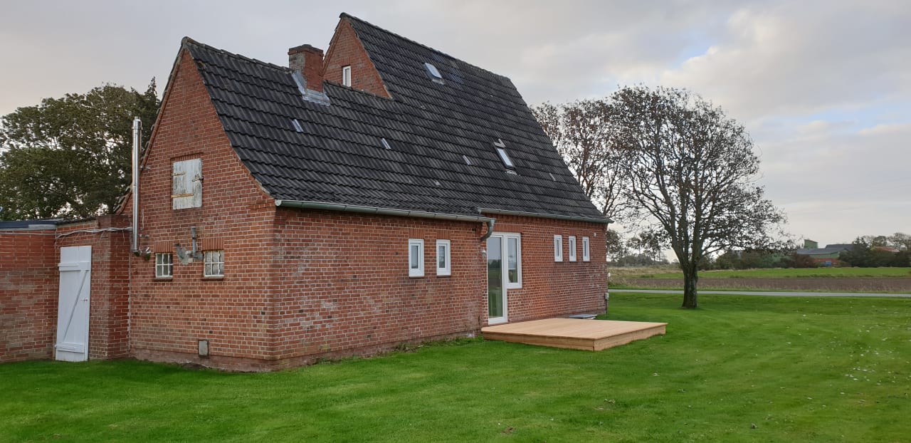 Außenansicht Ferienhaus Hoddebüll