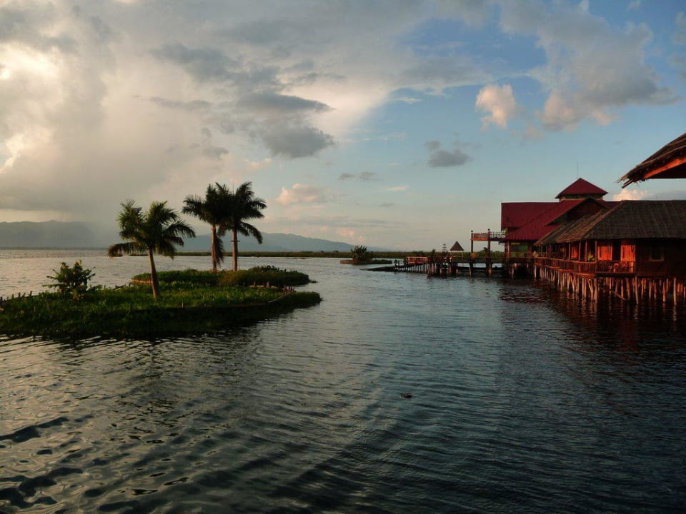 Der Ausblick vom Bungalow Hotel Golden Island Cottages 1 & 2
