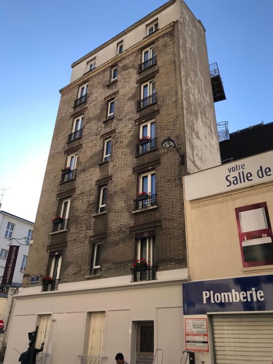 Außenansicht Hotel de Bellevue Paris Gare du Nord