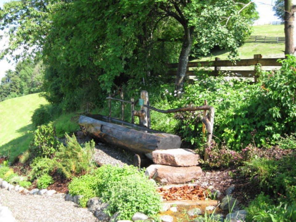 Wassertretbecken Hotel Chalet Mirabell