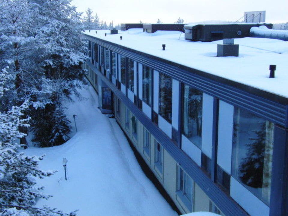 Blick Richtung Wald Hotel Lapland Sky Ounasvaara
