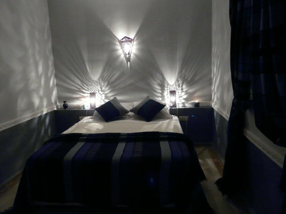 La chambre Indigo Riad l'Orange Bleue