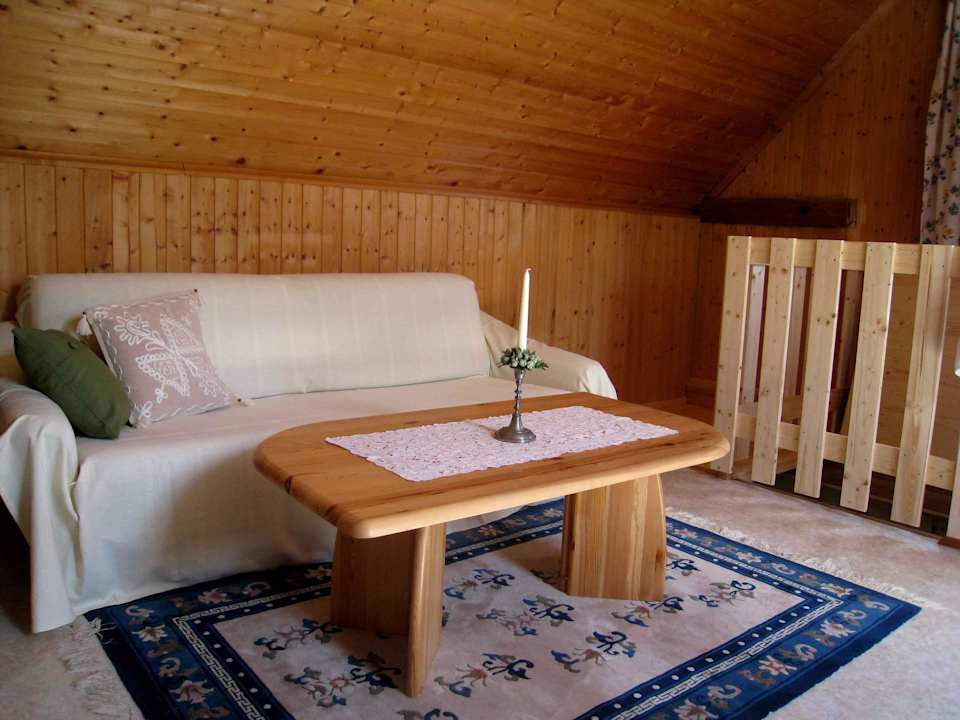 Couch im Ferienhaus Pension Wachahof
