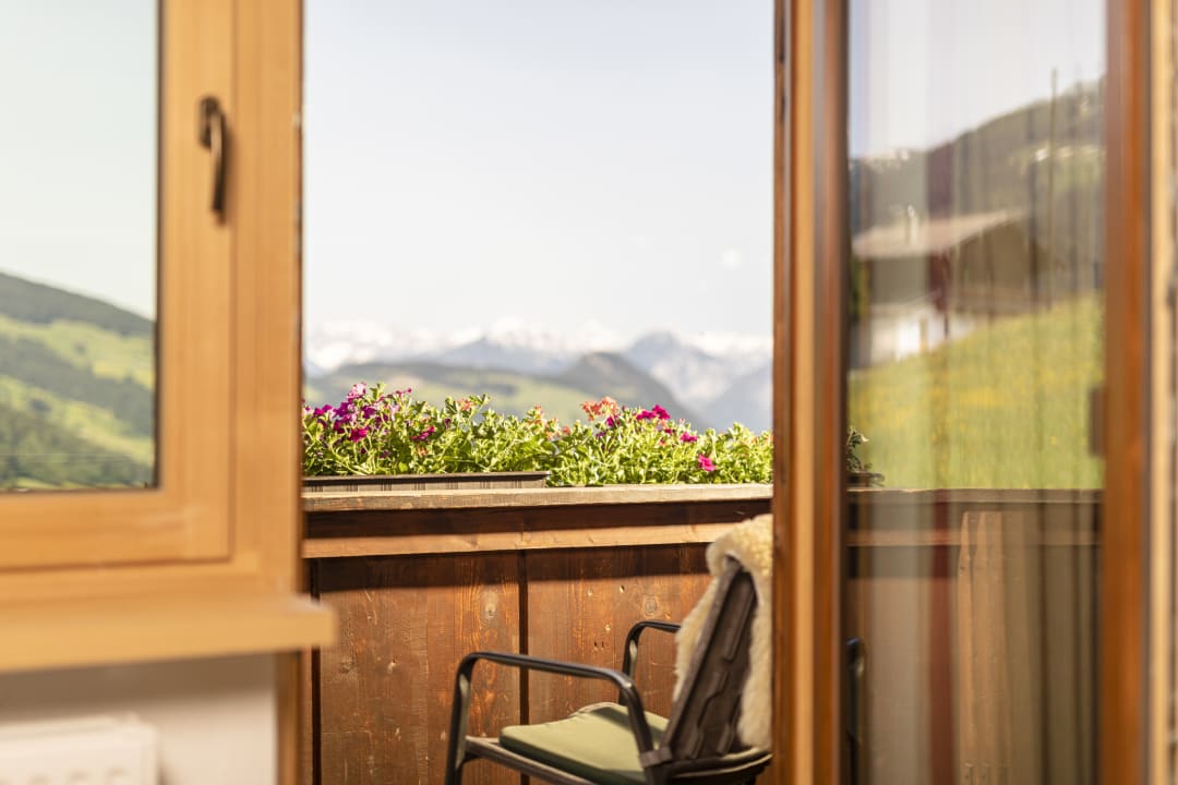 Ausblick Bergwald-Appartements -Alpbach