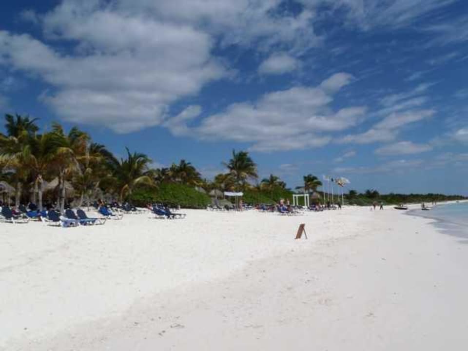 Schöner breiter Strand Grand Palladium Kantenah Resort & Spa