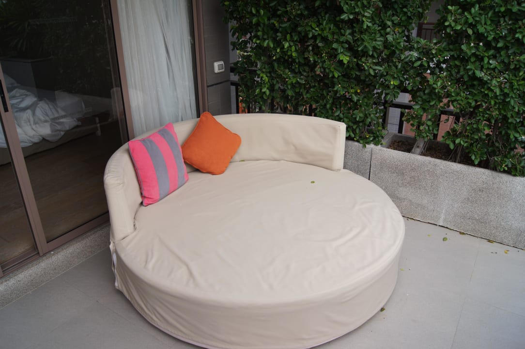 Day Bed auf der Terrasse Hotel Rest Detail Hua Hin