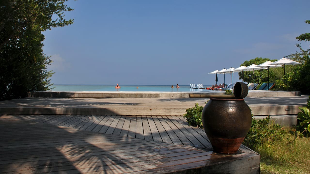 Pool Summer Island Maldives