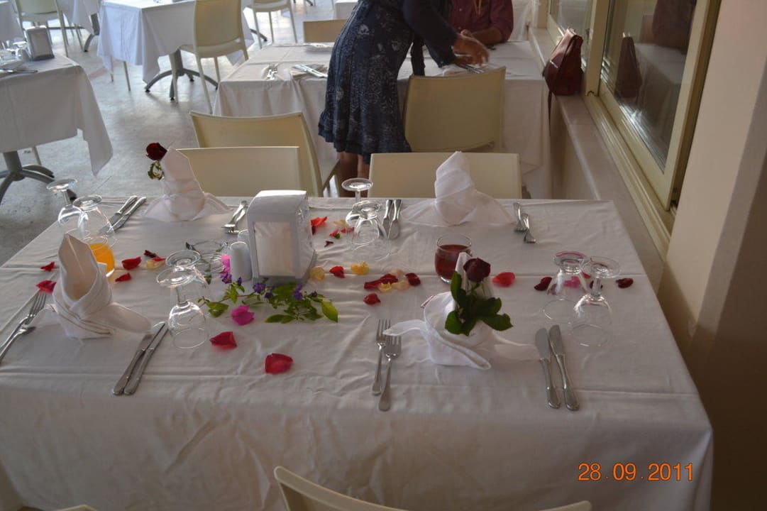 Geburtstagstisch Hotel Ephesia