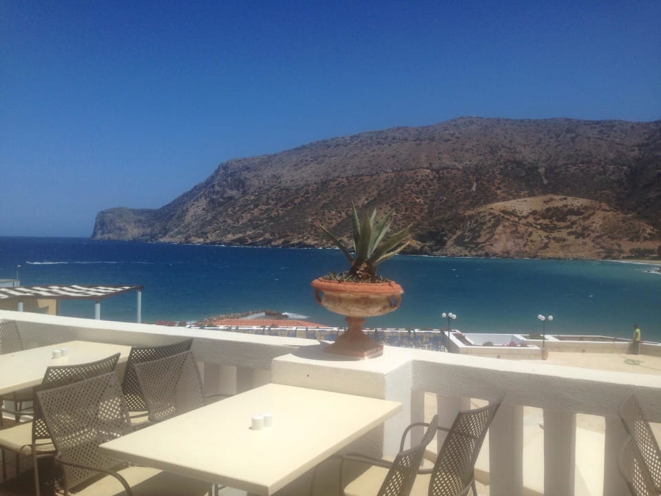 Blick vom Restaurant Fodele Beach & Water Park Holiday Resort