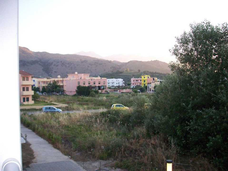 Blick vom Balkon Hotel Corissia Princess