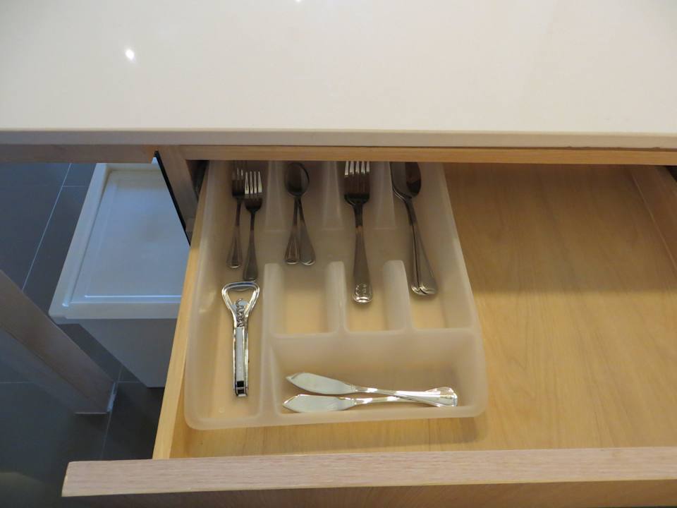 Küche Balcony Seaside Serviced Apartments