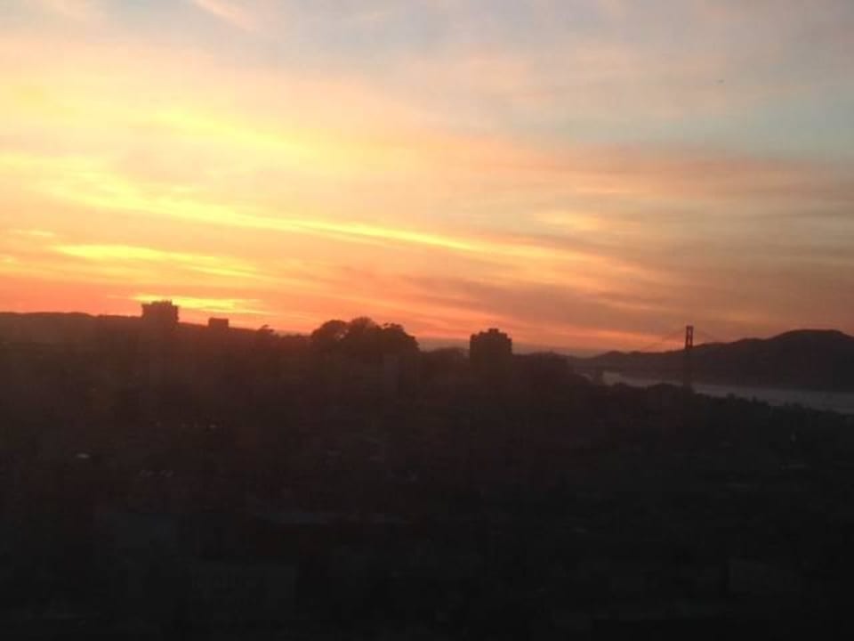 SF from the elevator  Hotel The Westin St. Francis