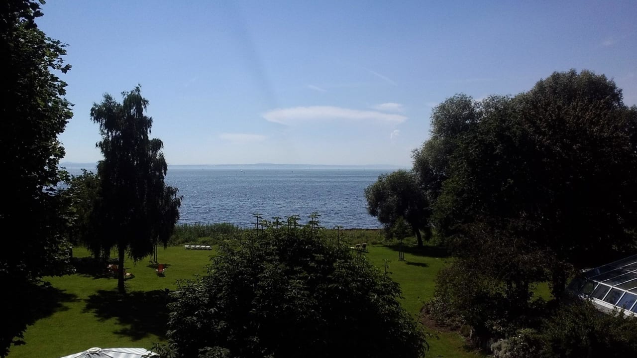 Blick vom Zimmer auf den Bodensee Hotel-Restaurant Schwedi
