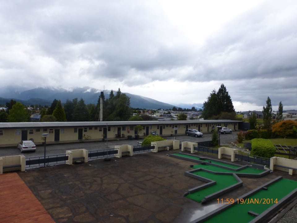 Blick aus unserem Zimmer Fjordland Hotel