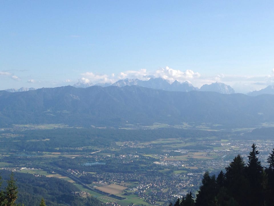 Blick vom Balkon  Sonnenhotel Zaubek