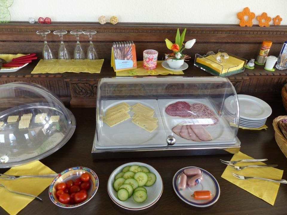 Frühstückbuffet Pension am Rathaus