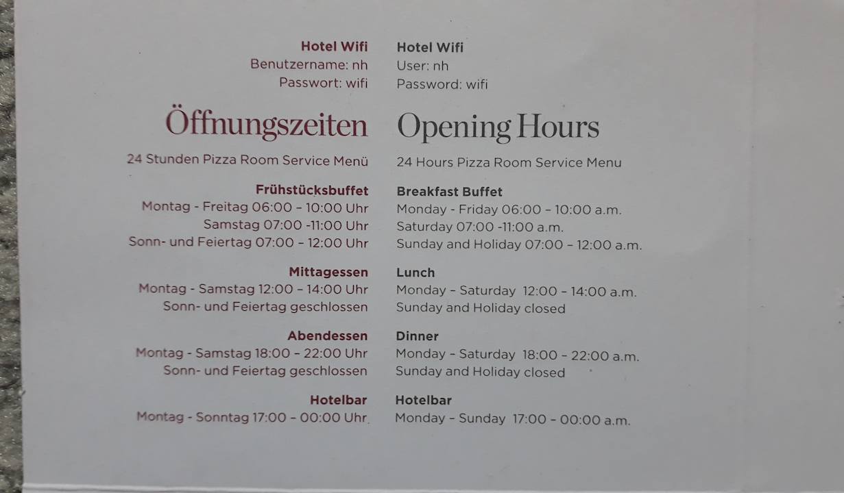 Zimmer NH Collection Köln Mediapark