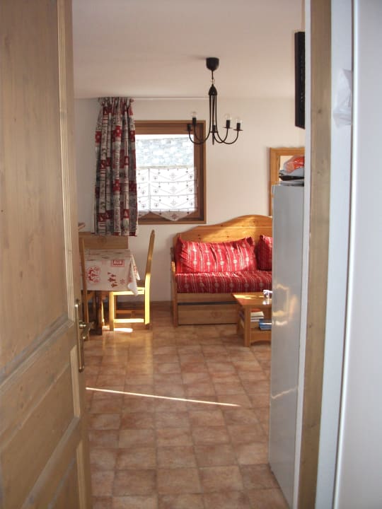 Blick vom Flur zum Wohnraum Residence Bonheur Des Pistes