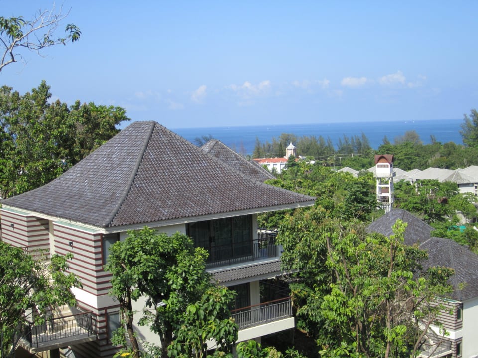 Blick vom Restaurant zum Meer Mandarava Resort & Spa
