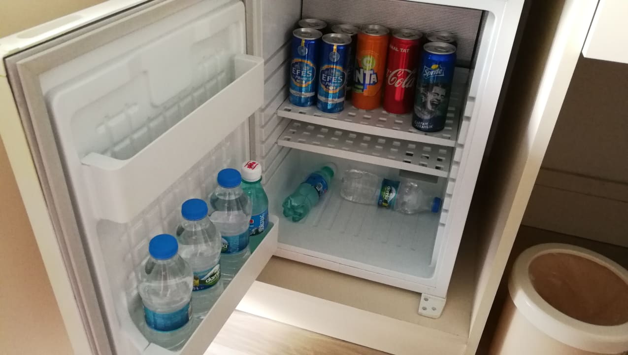 Immer gut gefüllte Minibar im Zimmer Aydinbey Kings Palace & Spa